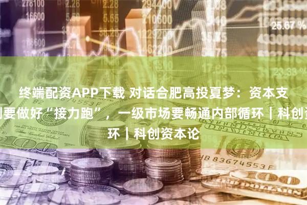 终端配资APP下载 对话合肥高投夏梦:资本支持科创要做好“接力跑”,一级市场要畅通内部循环|科创资本论