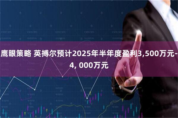 鹰眼策略 英搏尔预计2025年半年度盈利3,500万元-4, 000万元